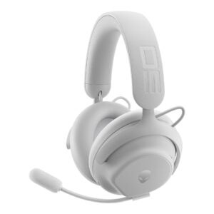 Dell Gaming Headset | Alienware Pro | Bluetooth | Over-Ear | Microphone | Noise canceling | Wireless | Lunar Light