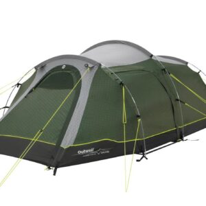 Outwell Two Room Tunnel Tent | Earth 3 Plus | 3 person(s) | Green