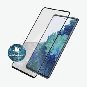PanzerGlass | Samsng | Galaxy S21 FE CF | Hybrid glass | Black | Antibacterial; Works with in-screen fingerprint reader; Full frame coverage; Rounded edges | Screen Protector - Image 1