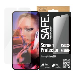 SAFE by PanzerGlass Screen Protector Samsung Galaxy S24 | Ultra-Wide Fit w EasyAligner | PanzerGlass