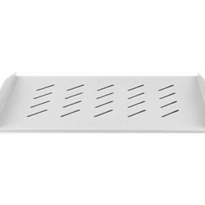 Lanberg 19" fixed shelf 1U/483x315mm, max load capacity up to 25kg | AK-1008-S | Grey