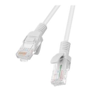 Lanberg | Patch cable - CAT 6 | RJ-45 - male | RJ-45 - male | RJ-45 | PCU6-10CC-0500-S | 5 m | Grey