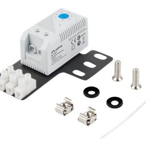 Lanberg Closed-loop thermostat 10A for rack cabinets with 19" ear and terminal block | AK-1505-S | Gray