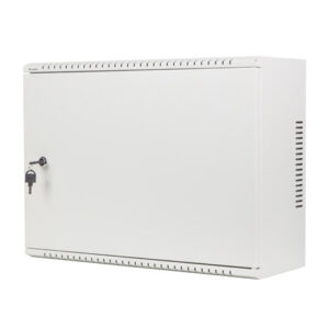 Lanberg | Rack cabinet 19" wall-mount 4U+3U/540x200 low-profile | WAF1-5203-04-00S | Grey - Image 1