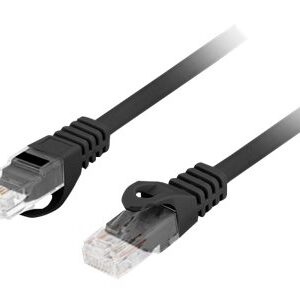 Lanberg | Patch cable - CAT 6 | RJ-45 - male | RJ-45 - male | 5 m | Black