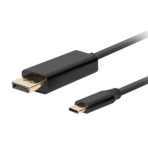 Lanberg USB-C to DisplayPort Cable, 3 m 4K/60Hz, Black | Lanberg | USB-C to DisplayPort Cable | CA-CMDP-10CU-0030-BK | 3 m