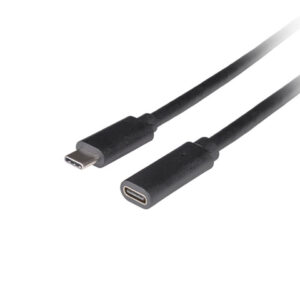 Lanberg USB-C M/F 3.1 Cable | CA-USBE-20CC-0005-BK