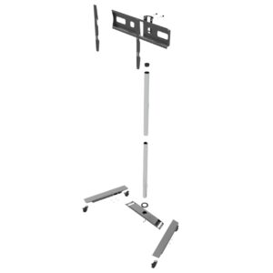 EDBAK | Floor stand | TR5E | Trolleys & Stands | 42-65 " | Maximum weight (capacity) 50 kg | Black