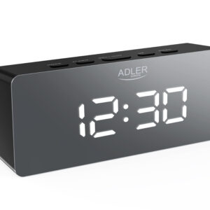Adler | Alarm Clock | AD 1189B | Alarm function | Black