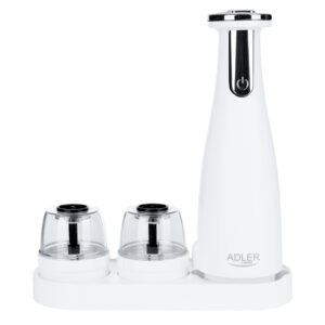 Adler | Electric Salt and pepper grinder | AD 4449w | Housing material ABS plastic | 7 W | Lithium | Matte White
