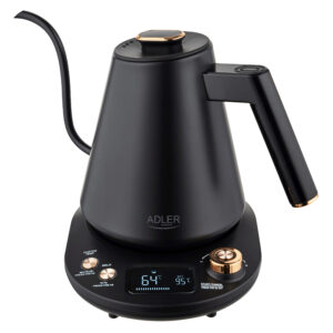 Adler Virdulys | AD 1349 | Electric | 1100 W | 1 L | Stainless steel | 360° rotational base | Black/Gold