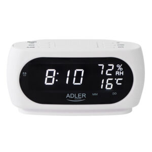 Adler LED clock with thermometer | AD 1186