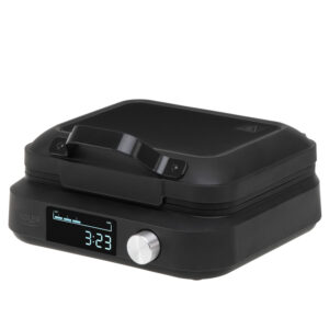 Adler Waffle Maker with LED Display | AD 3087 | 2200 W | Number of pastry 2 | Belgium | Black
