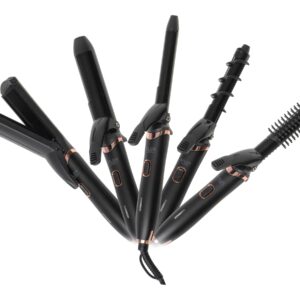 Adler Hair Styling Set 5-in-1 | AD 2028 | Ceramic heating system | 1200 W | Black