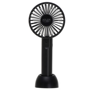 Adler Mini USB Fan | AD 7338 | Desk fan | Black | Diameter 7 cm | Number of speeds 3
