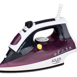 Iron | Adler | AD 5022 | With cord | 2200 W | Purple/White