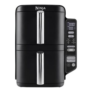 NINJA Double Stack Vertical Air Fryer with 2 Stacking Drawers | SL300EU | Power 2470 W | Capacity 7.6 L | Black