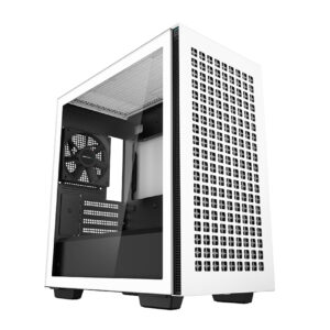 Deepcool | CH370 | Side window | White | Micro ATX | ATX PS2 - Image 1
