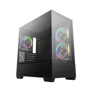Deepcool Case | CG380 3F | Black | Micro ATX