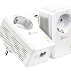 TP-LINK | AV1000 Gigabit Passthrough Powerline Starter Kit | TL-PA7017P KIT | 10/100/1000 Mbit/s | Ethernet LAN (RJ-45) ports 1 | No Wi-Fi | Extra socket