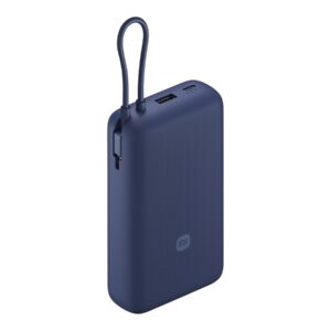 Xiaomi 33W Power Bank (Integrated Cable) | 20000 mAh | USB-C/USB-C cable/USB-A | Blue
