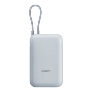 Xiaomi Power Bank (Integrated Cable) | 10000 mAh | USB-A/USB-C/USB-C cable | Ice Blue