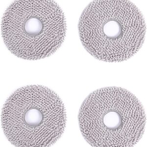 Ecovacs | Washable Improved Mopping Pads for OZMO Turbo Mopping Systems of X1 OMNI/X1 TURBO/T10 TURBO/ T20 OMNI/X2 OMNI | D-WP04-0012 | 4 pc(s)