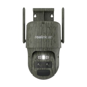 Reolink 4G LTE Dual-Lens Battery Security Camera | Trackmix Series G770 Camouflage | PTZ | 8 MP | F2.8mm/F1.6, F8mm/F1.6 | IP65 | H.264/H.265 | Micro SD, Max. 128 GB