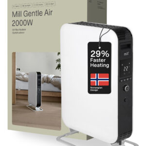 Mill | Heater | AB-H2000DN | Oil Filled Radiator | Number of power levels 3 | Power 2000 W | Suitable for rooms up to 24-34 m³ | White