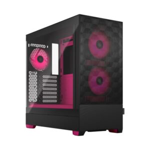 Fractal Design | Pop Air RGB | Side window | Magenta Core TG Clear Tint | ATX, mATX, Mini ITX | ATX