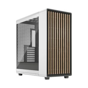 Fractal Design Computer Case | North XL | Chalk White TG Clear | ATX