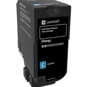 Lexmark Lexmark High Capacity Cyan Return Programme 84C2HC0 Toner Cartridge | Lexmark Cyan