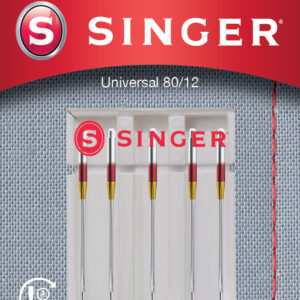 Singer | Universal Needle 80/12 5PK for Woven Fabrics