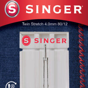 Singer | Twin Stretch Needle, Decorative, 4.0 80/12 1PK