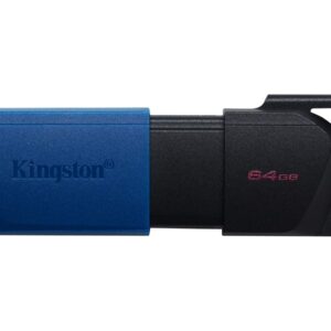 Kingston | USB 3.2 Flash Drive | DataTraveler Exodia M | 64 GB | USB 3.2 | Black/Blue