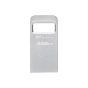 Kingston | USB 3.2 Flash Drive | DataTraveler micro | 256 GB | USB 3.2 | Silver