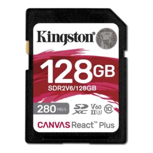 Kingston | UHS-II Video Speed Class (V60) | 128 GB | SD | Flash memory class Class 10, UHS-II, U3, V60