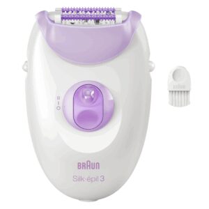 Braun Epilator | SE3-000 Silk épil 3 | Number of power levels 2 | White/Purple