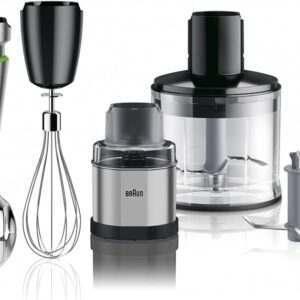 Braun | Hand Blender | MQ9138XI MultiQuick 9 | Hand Blender | 1200 W | Number of speeds 3 | Chopper | Ice crushing | Black/Stainless Steel