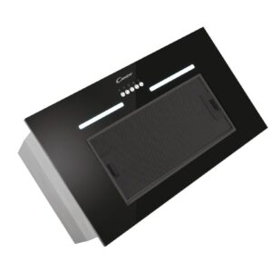 Candy | Hood | CPY5MBG | Canopy | Energy efficiency class C | Width 52 cm | 298 m³/h | Mechanical control | LED | Black Glass