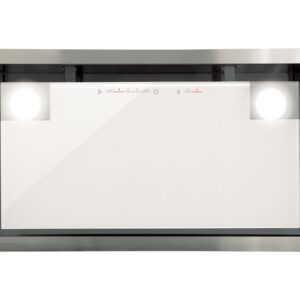 CATA | Hood | GC DUAL A 75 XGWH | Canopy | Energy efficiency class A | Width 79.2 cm | 820 m³/h | Touch control | LED | White glass