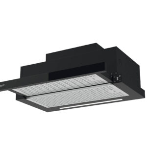 CATA Hood | TFH 6830 GBK | Telescopic | Energy efficiency class A+++ | Width 60 cm | 795 m³/h | Electronic | LED | Black Glass
