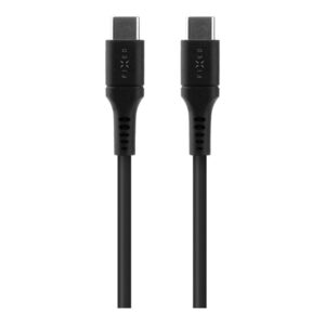 Fixed | Liquid Silicone Cable USB-C/USB-C, 1.2m, 60W | FIXDLS-CC12-BK