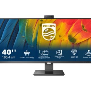 Philips | Business Monitor | 40B1U5601H/00 | 40 " | IPS | 21:9 | 100 Hz | 4 ms | 3440 x 1440 pixels | 300 cd/m² | Black