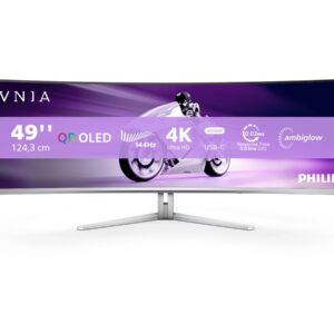 Philips | 49M2C8900L/00 | 49  | OLED | 32:9 | 144 Hz | 0.03 ms | 5120 x 1440 pixels | HDMI ports quantity 2 | Warranty 24 month(s)