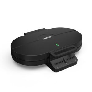 Princess Waffle Maker | 132384 | 1200 W | Number of pastry 10 | Heart shaped | Black