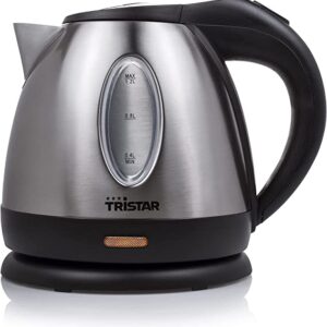 Tristar | Jug Kettle | WK-1323 | Standard | 1500 W | 1.2 L | Stainless steel | 360° rotational base | Silver