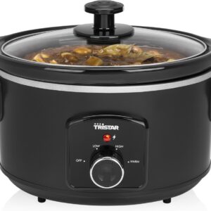 Tristar | Slowcooker | VS-3915 | 180 W | 3.5 L | Number of programs 3 | Black - Image 1