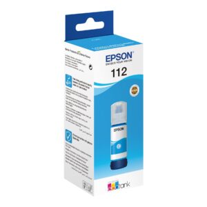 Epson 112 EcoTank Pigment | C13T06C24A | Ink Bottle | Cyan - Image 1