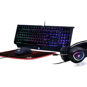 Gembird | 4-in-1 Backlight Gaming Kit "Phantom" | GGS-UMGL4-01 | Gaming Kit | Wired | US | USB